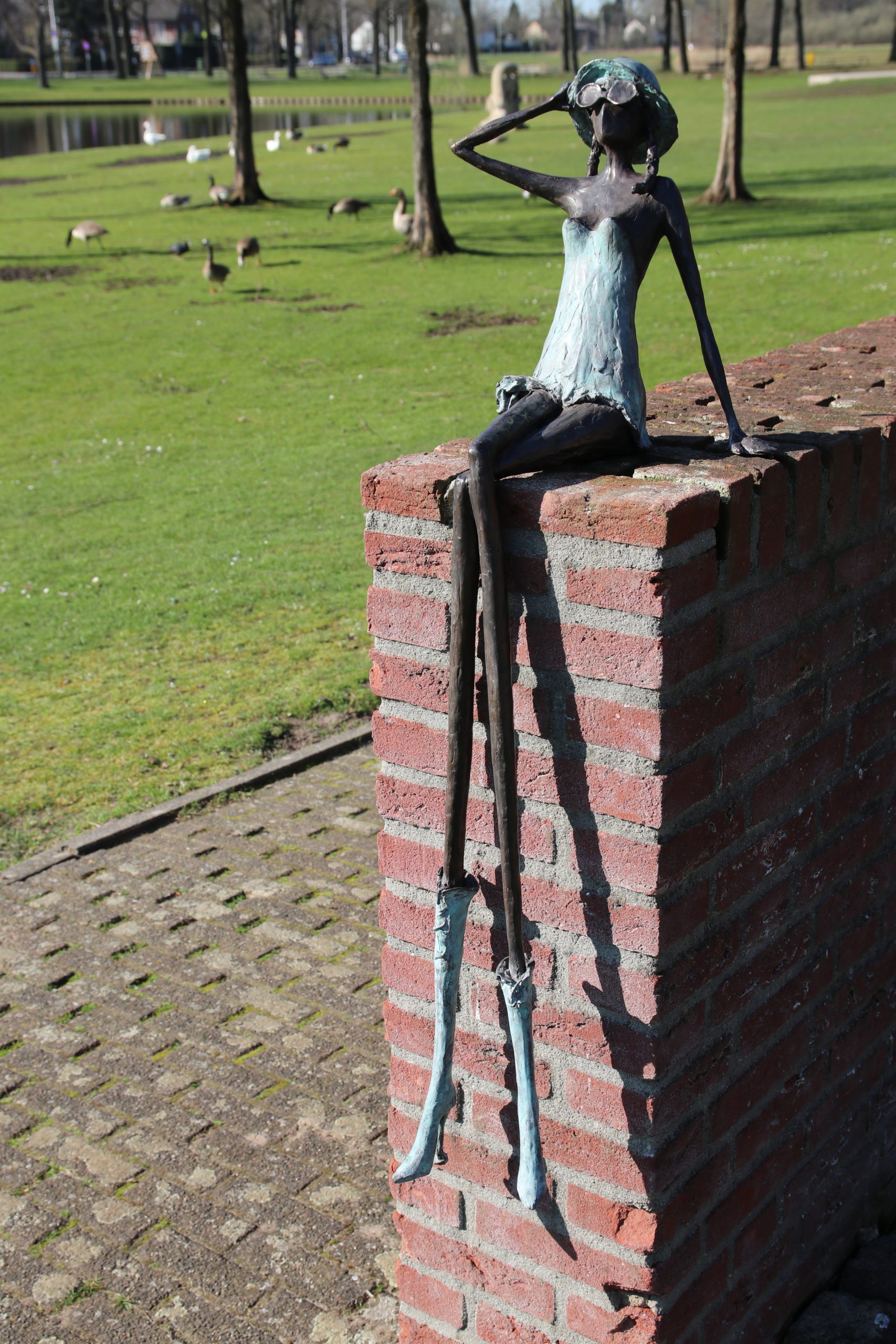 Klik De andere dag Geniet Bronzen tuinbeelden door Astrid Huisman – Biemans